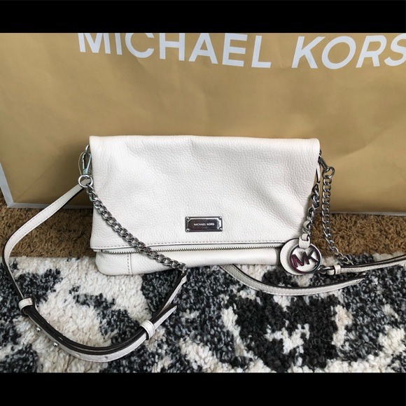 mk white crossbody